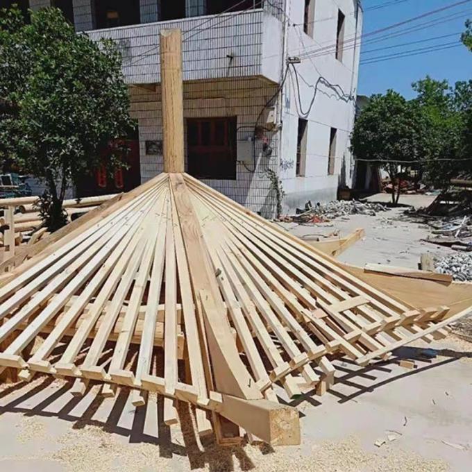 Προκατασκευασμένες πέργκολες που χτίζουν ένα ξύλινο οκτάγωνο περίπτερο 2,5 X 2,5 4 Gazebo
