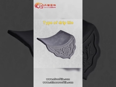 Ιαπωνία Μη γυαλισμένα πλακάκια στέγης από απλό πηλό Βουδιστικό ναό Παλιά πλακάκια από πηλό