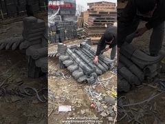 Η φυσική γκρίζα κινεζική στέγη αργίλου κεραμώνει το παραδοσιακό σχέδιο