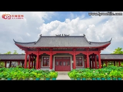 Πράσινη Ιαπωνική Γυαλισμένη Σκεπή Κεραμίδας Απλή Παλιά Κεραμιδωμένη Σκεπή Σπίτι χειροποίητο γλυπτό