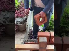 Εγκατάσταση κεραμικών κοίλων τούβλων για τοίχο