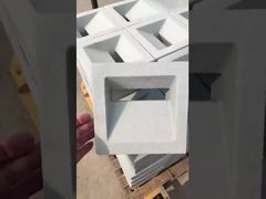 Ελαφριά λευκά διακοσμητικά τούβλα τοίχου τσιμέντου