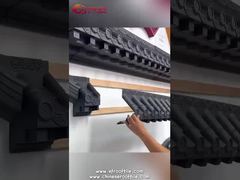 Ελαφριά πλαστικά πλακάκια οροφής PP κινέζικο παραδοσιακό στυλ με διακόσμηση κορυφογραμμής