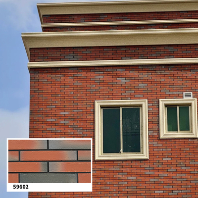 ποιότητας  Modern Design Mixed Gradient Colors Thin Clay Brick Veneer Facade Building Exterior Wall Clinker Tile Εργοστάσιο