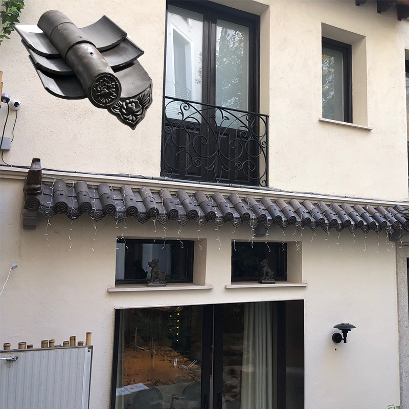 Θερμοσταθερά Κινέζικα κελυμμένα κεραμίδια στέγης για παλιά Κορεατικά θέρετρα