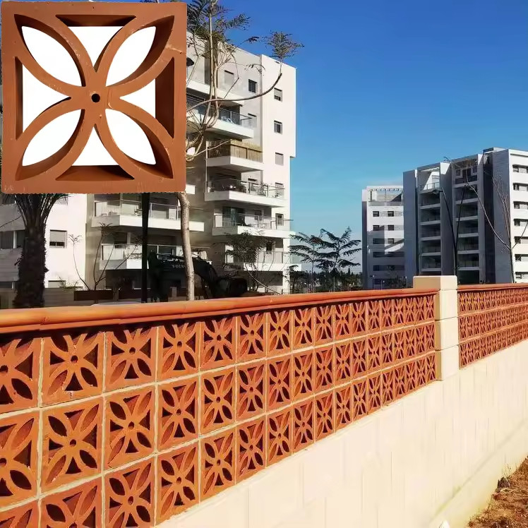 Τερακότα Σκηνή Μπριζές Μπλοκ Πολυδιάστατο για τη δημιουργία διακοσμητικών διαχωριστικών Εικονίδια και τοίχοι