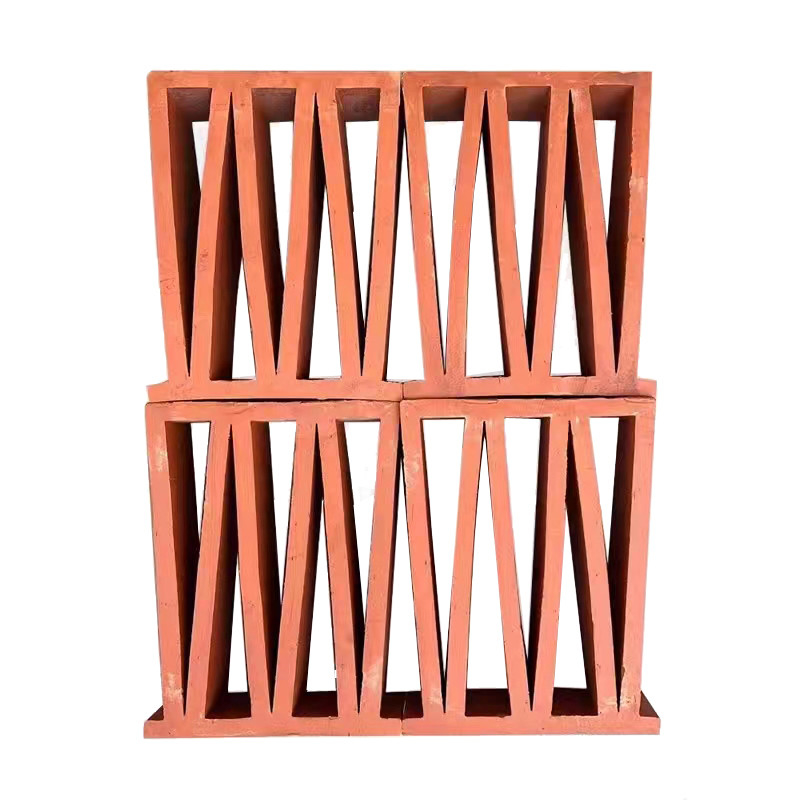 Τερακότα Breeze Block Mold M Shape Wall Panel εσωτερικά διακοσμητικά τούβλα φωτιάς για εξωτερικό διάτρητο σχεδιασμό διακόσμησης