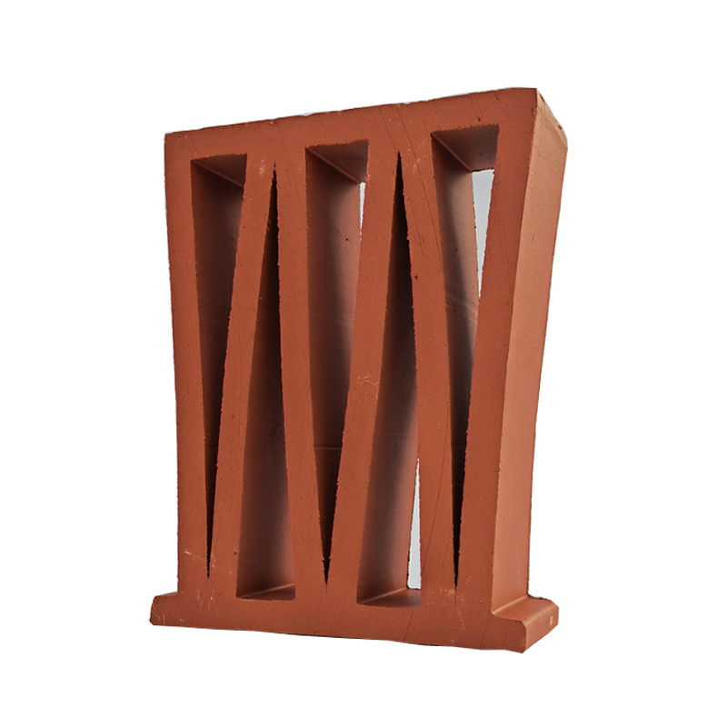 Τερακότα Breeze Block Mold M Shape Wall Panel εσωτερικά διακοσμητικά τούβλα φωτιάς για εξωτερικό διάτρητο σχεδιασμό διακόσμησης