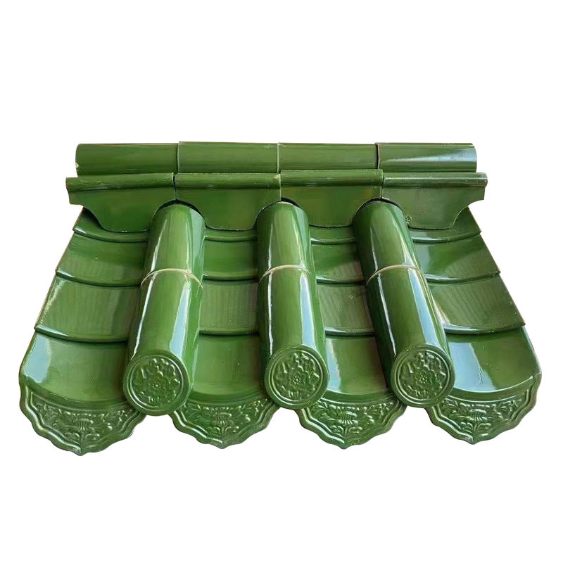 Ασιατικό στυλ Αυθεντικά αρχαία κινεζικά γυαλισμένα κεραμίδια στέγης για εστιατόρια ξενοδοχεία