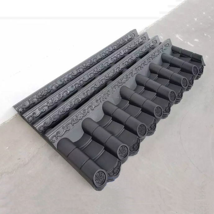 Χονδρικής Πλαστικά Ιαπωνικού Στυλ Κεραμίδια Στέγης Πάνελ Στέγης για Διακόσμηση Φράχτη Κήπου Τοίχου