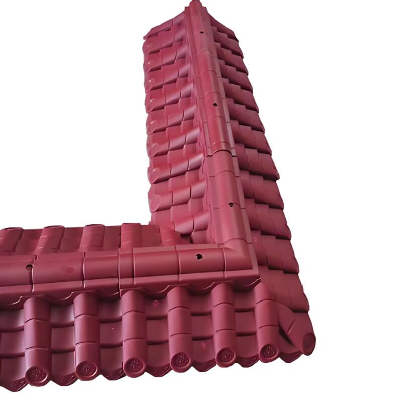 Κινέζικο στυλ Κήπος στέγη αποθήκη πλαστικό φύλλο διακοσμητική τεχνητή ρητίνη PP αρχαία κεραμίδια στέγης