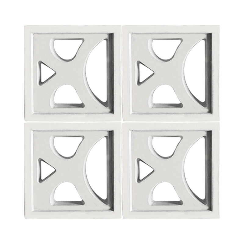 Τετράγωνο τσιμεντένιο τουβλάκι αερισμού για σκίαση, ψημένα πυρότουβλα, κοίλα διακοσμητικά τούβλα τοίχου