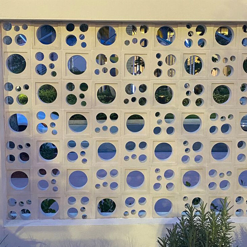 Σιδηρουργική οθόνη Σιμέντο Κούφιο πλέγμα Κρεκάτια Μπριζός Μπλοκ Εσωτερικά Εξωτερικά διαχωριστικά Τείχη