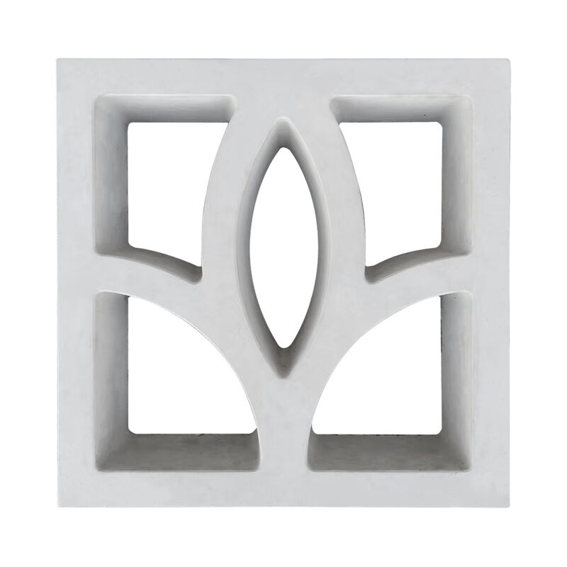 Μινιμαλιστική γραμμική σειρά Λευκή σκυροδέμα σκυροδέματος Μπλοκ άνεσης Τσιμέντο συστατικό τούβλο για σύγχρονες πρόσοψη