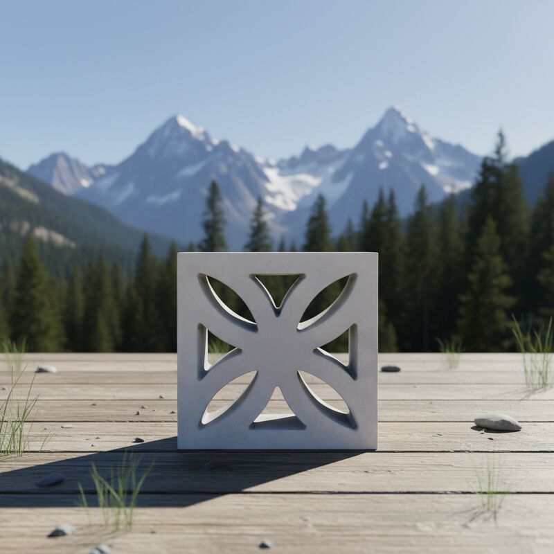 Διακοσμητικές μονάδες οθόνης με μπλοκ από τσιμέντο κούφια πλέγματα τούβλα για κομψά εσωτερικά / εσωτερικά διαχωριστικά και τοιχώματα προφοράς