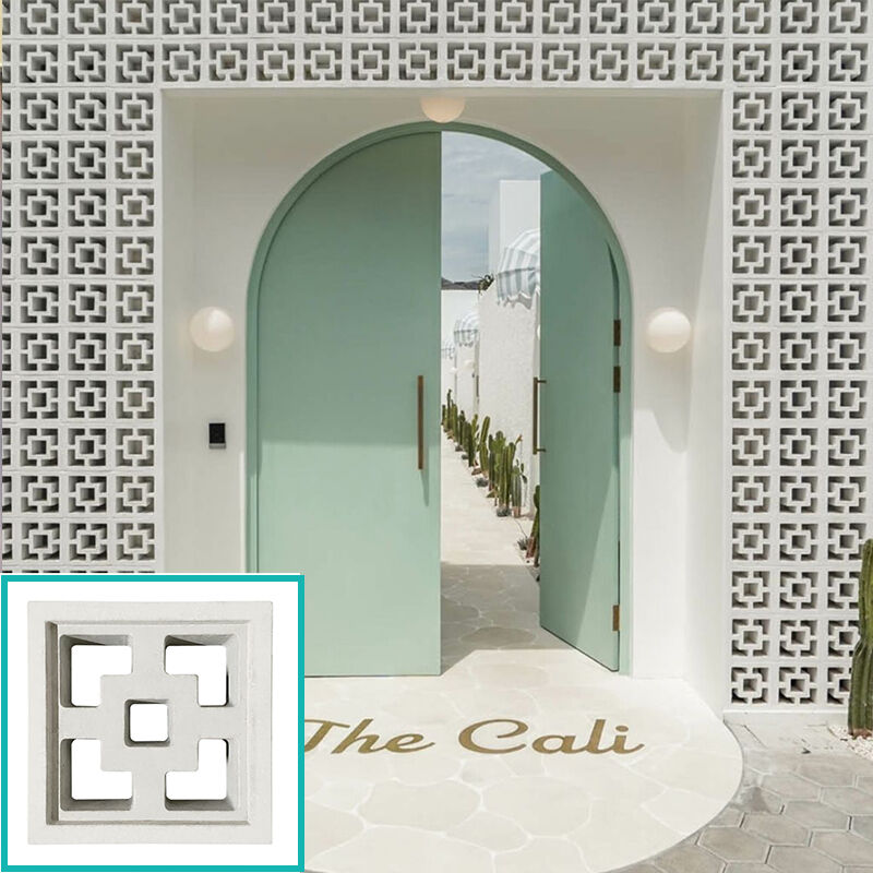 Επνευστική ιδιωτικότητα Τείχος τούβλα Μοντέλο Μπριζών Αρχιτεκτονική Κουρδισμένος Μπριζών για μπαλκόνια και οικίες