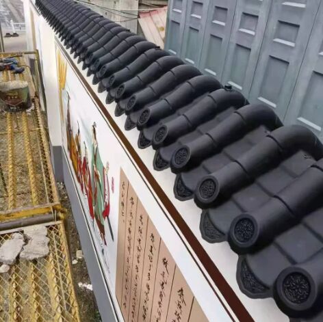 Κίνα PP Prefab οροφή Shingle Εύκολη εγκατάσταση Οίκος τοίχος υδατοασφαλής υλικό τεχνητά πλαστικά κεραμίδια οροφής