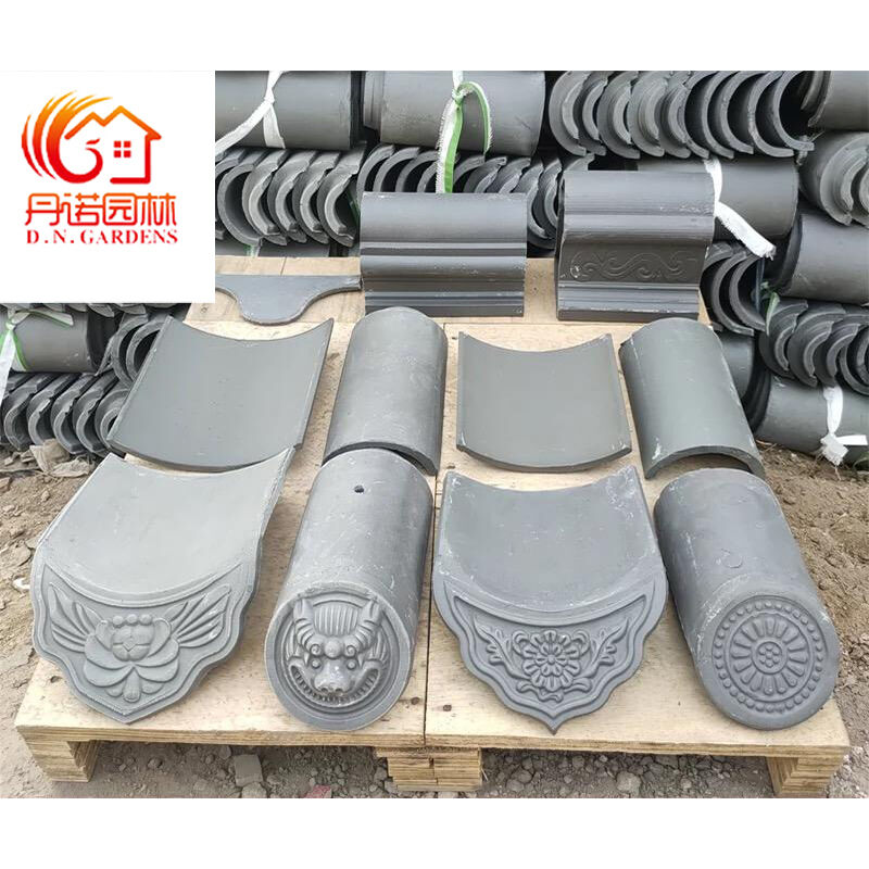 Κήπος Gazebo/Παβέλιο με Κινέζικες γκρι πηλόπετρες οροφή ολόκληρο σετ για πώληση Οδηγίες εγκατάστασης