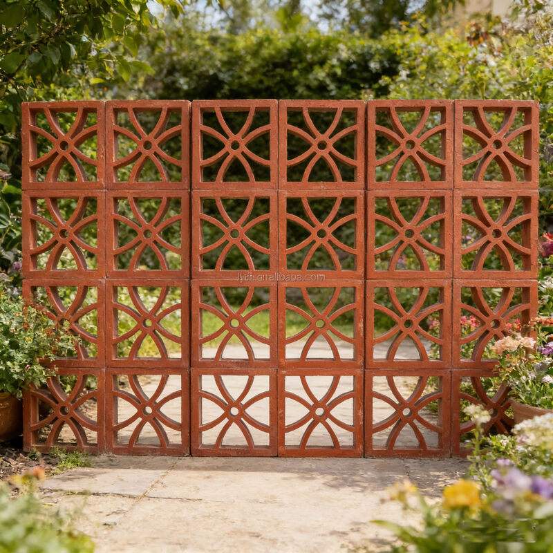 Garden Building Materials Wall Breeze Blocks Perforated Bricks for Fence Decoration