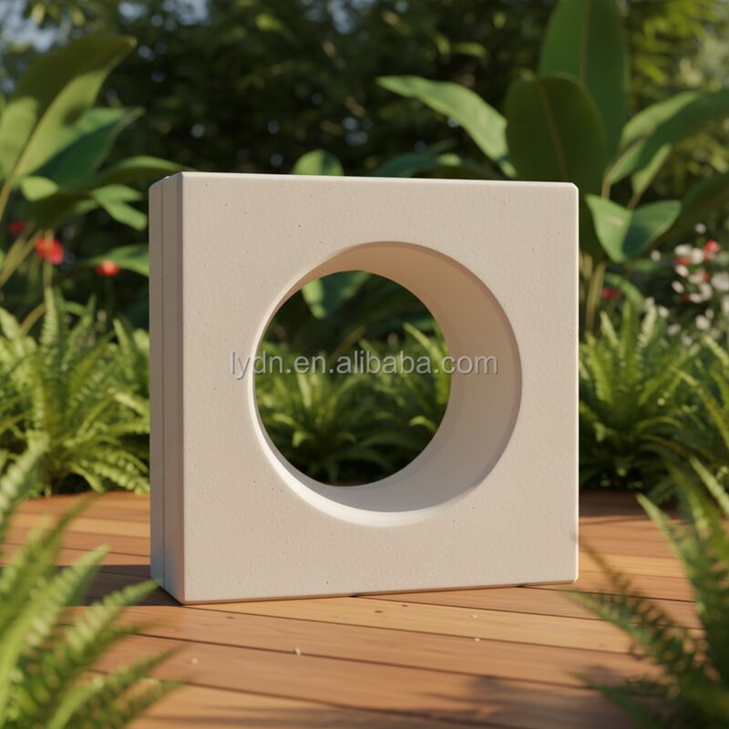 Perforated Concrete Blocks Fancy Lattice Concrete Masonry Block for Exterior Wall Partition