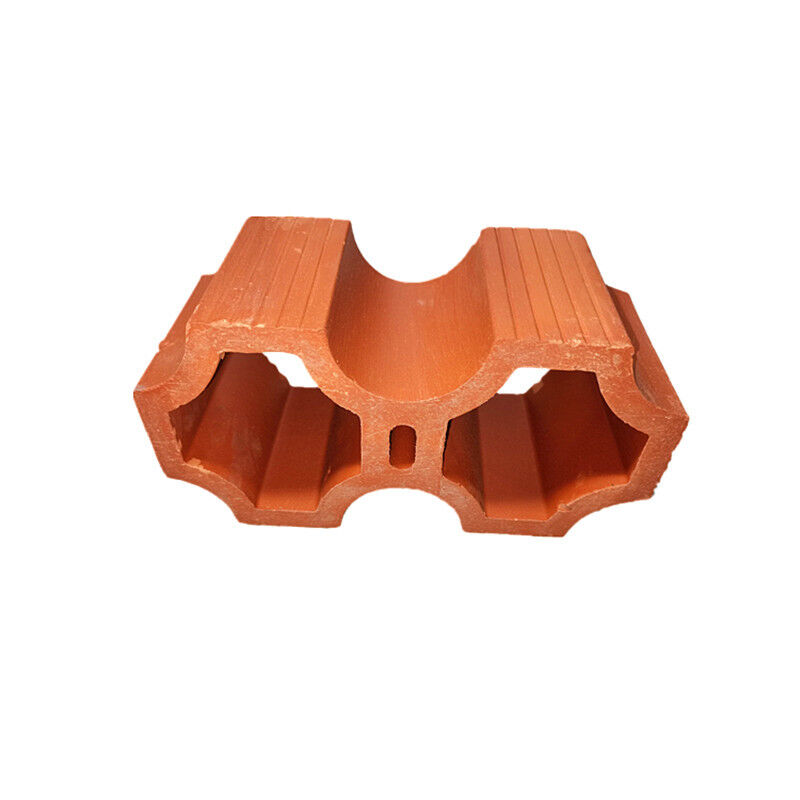 Πυρόλιθος Breeze Blocks Φυσικό κόκκινο τερακότα τοίχου με οθόνη για αρχιτεκτονική σκίαση και εξαερισμό προσόψεων