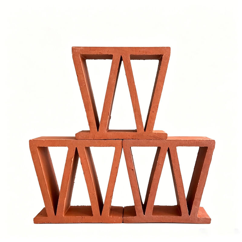 Terracotta Breeze Blocks Μ μη φέροντα διακοσμητικά διάτρητα τούβλα από πηλό για σύγχρονη αρχιτεκτονική φιλοξενίας