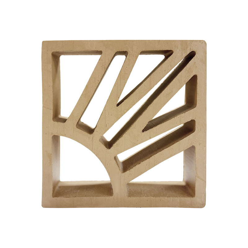 Hollow Clay Breeze Blocks Natural Terracotta Ventilation Tile for Courtyard Partitions Garden Feature Walls