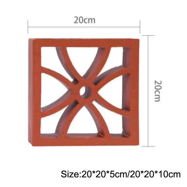 το αεράκι αργίλου τοίχων 100mm εμποδίζει τα διακοσμητικά κοίλα τούβλα για την όξινη αντίσταση φρακτών